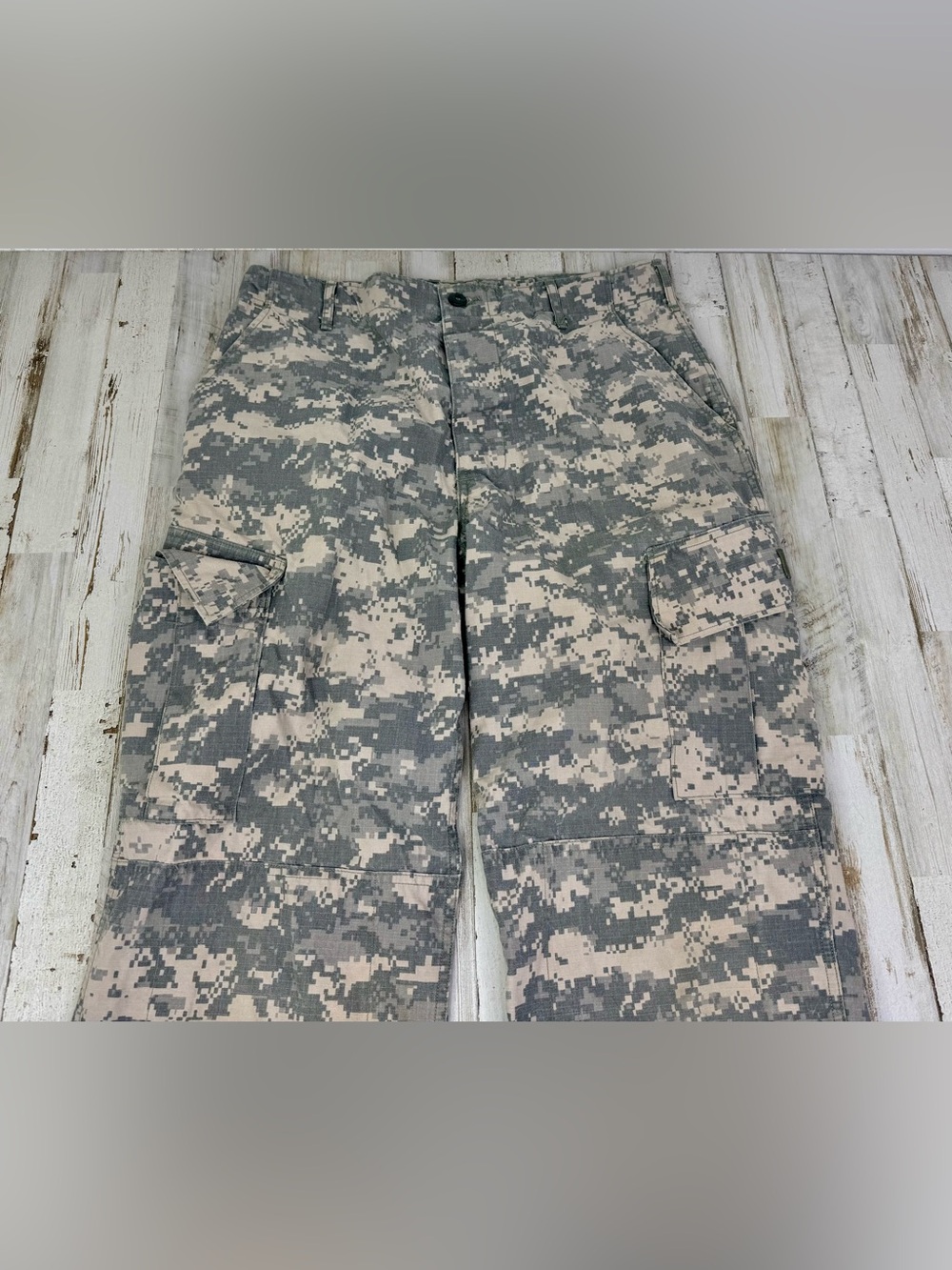 US Army Pant Mens M-L 34x34 Camo Cargo Tapered Military Uniform Combat Workwear - Picture 2 of 13